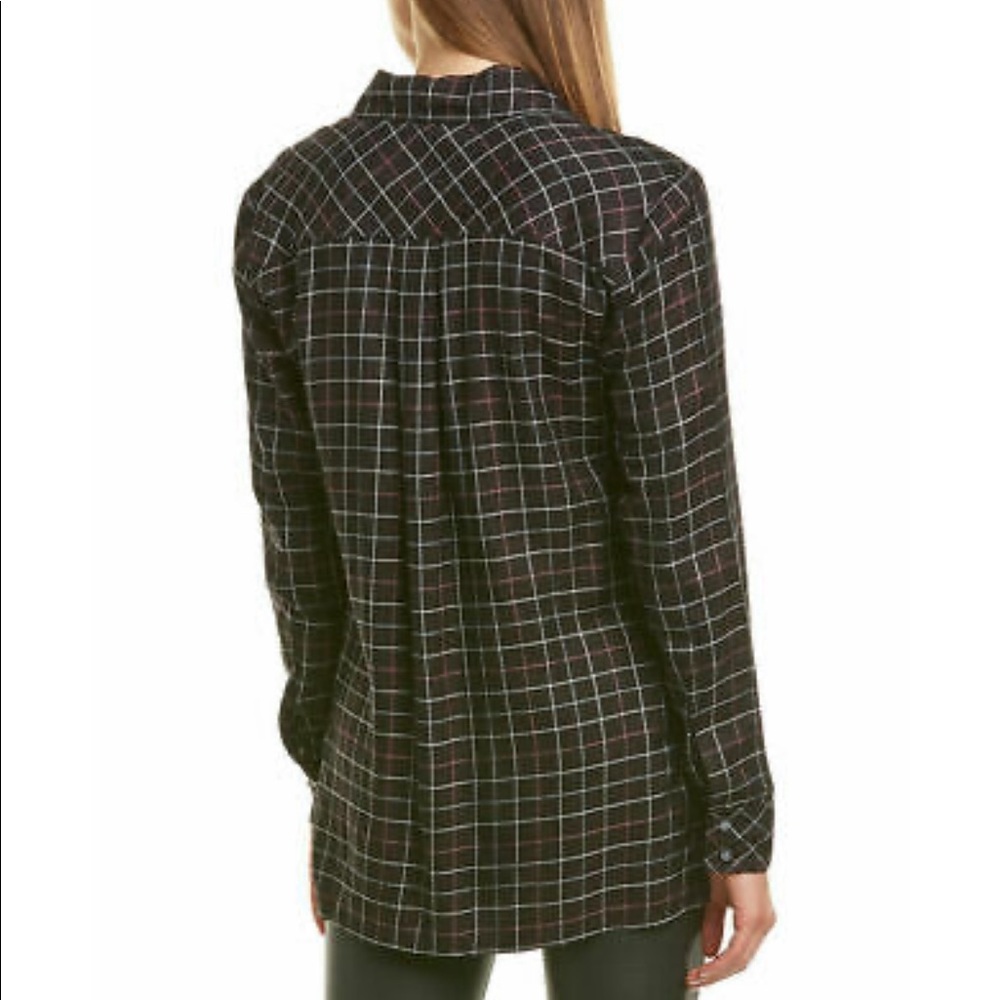 Michael Stars Buttondown Plaid Shirt - Picture 6 of 6
